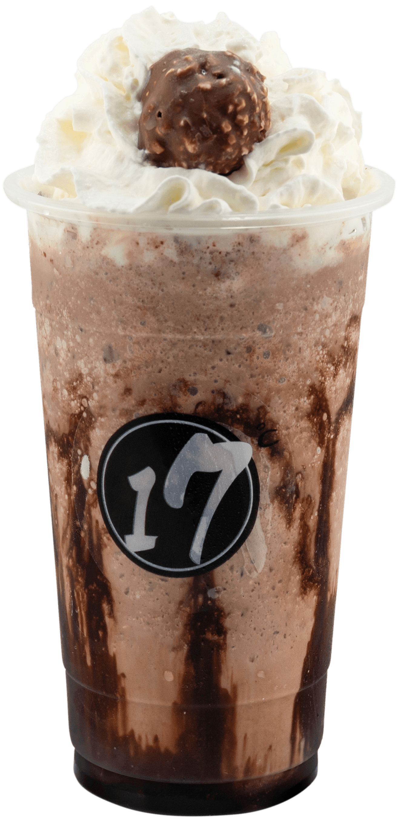 Ferrero Rocher chocolate hazelnut milkshake at 17˚C Café Vancouver
